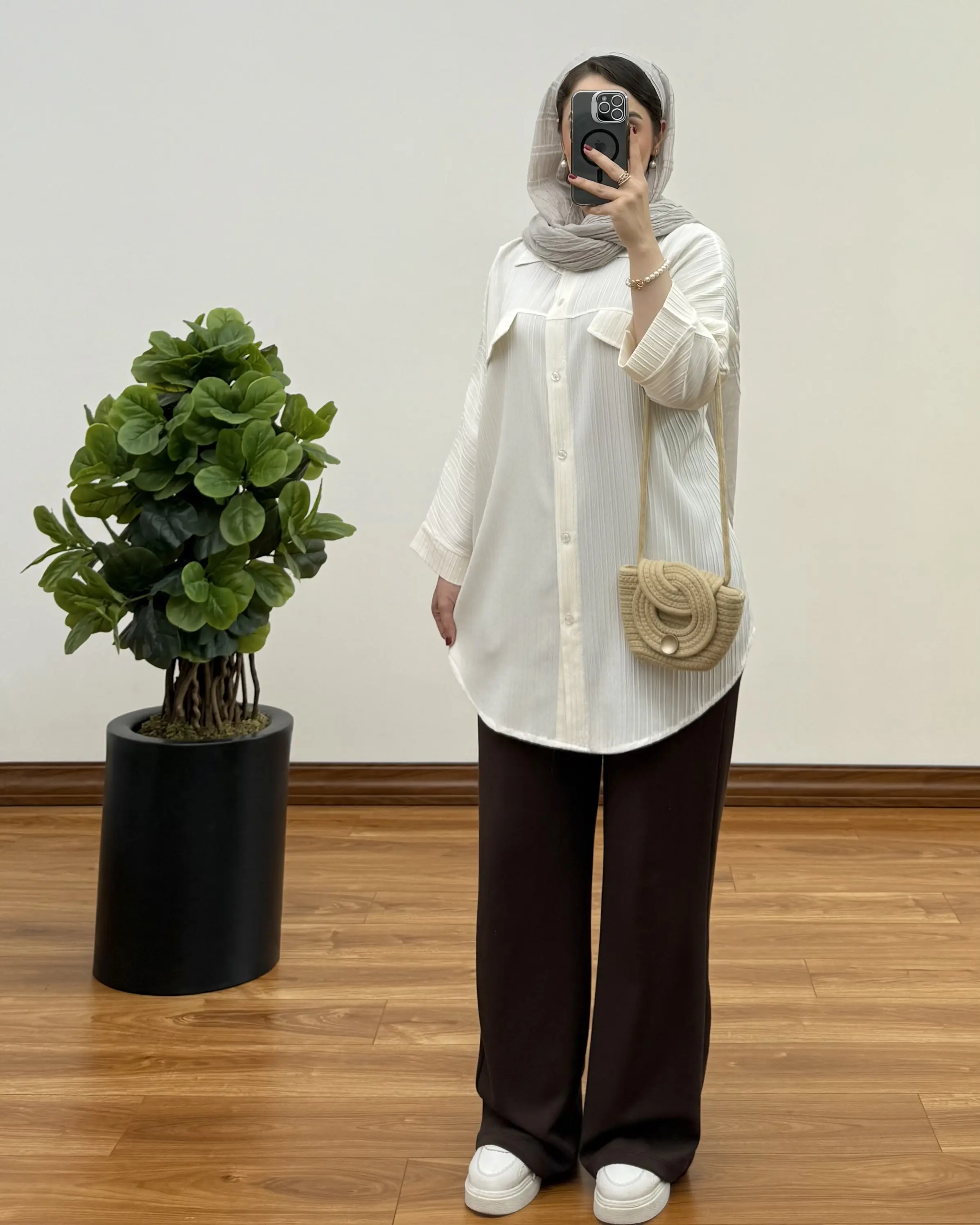 تونیک مانتویی جیب نما 1